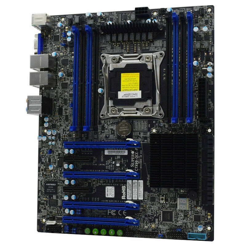 Supermicro LGA2011-3 Motherboard C7X99-OCE-F Intel X99 DDR4 for Intel Core i7/i5 - Image 4 of 4