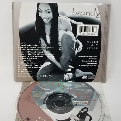 Brandy Never Say Never CD VG + Free Outer Sleeve | eBay