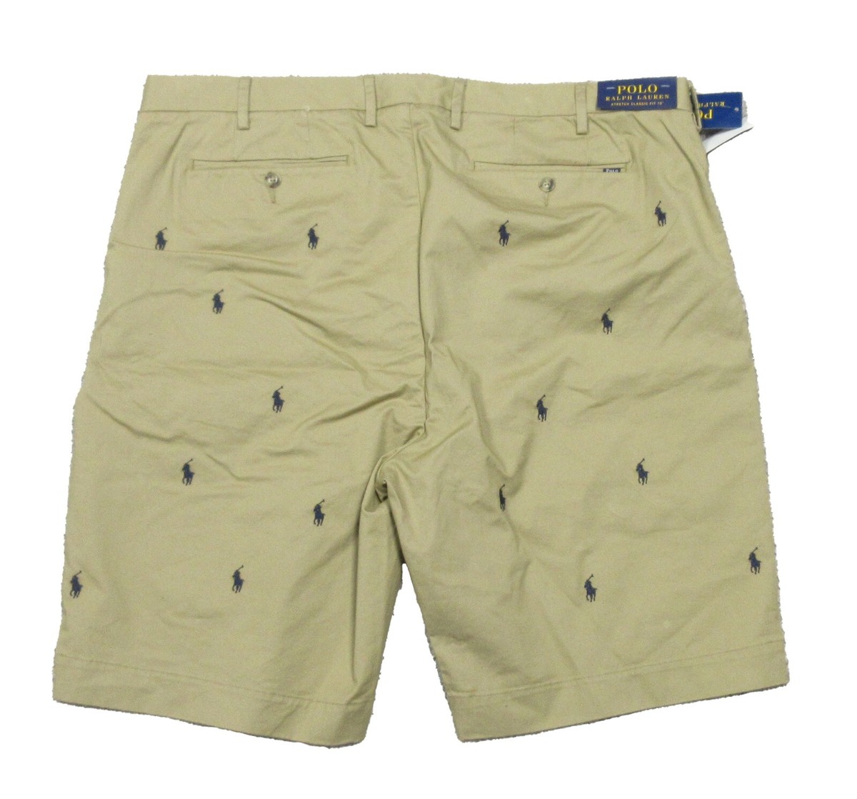 Polo Ralph Lauren Big & Tall Brown All Over Pony Stretch Classic