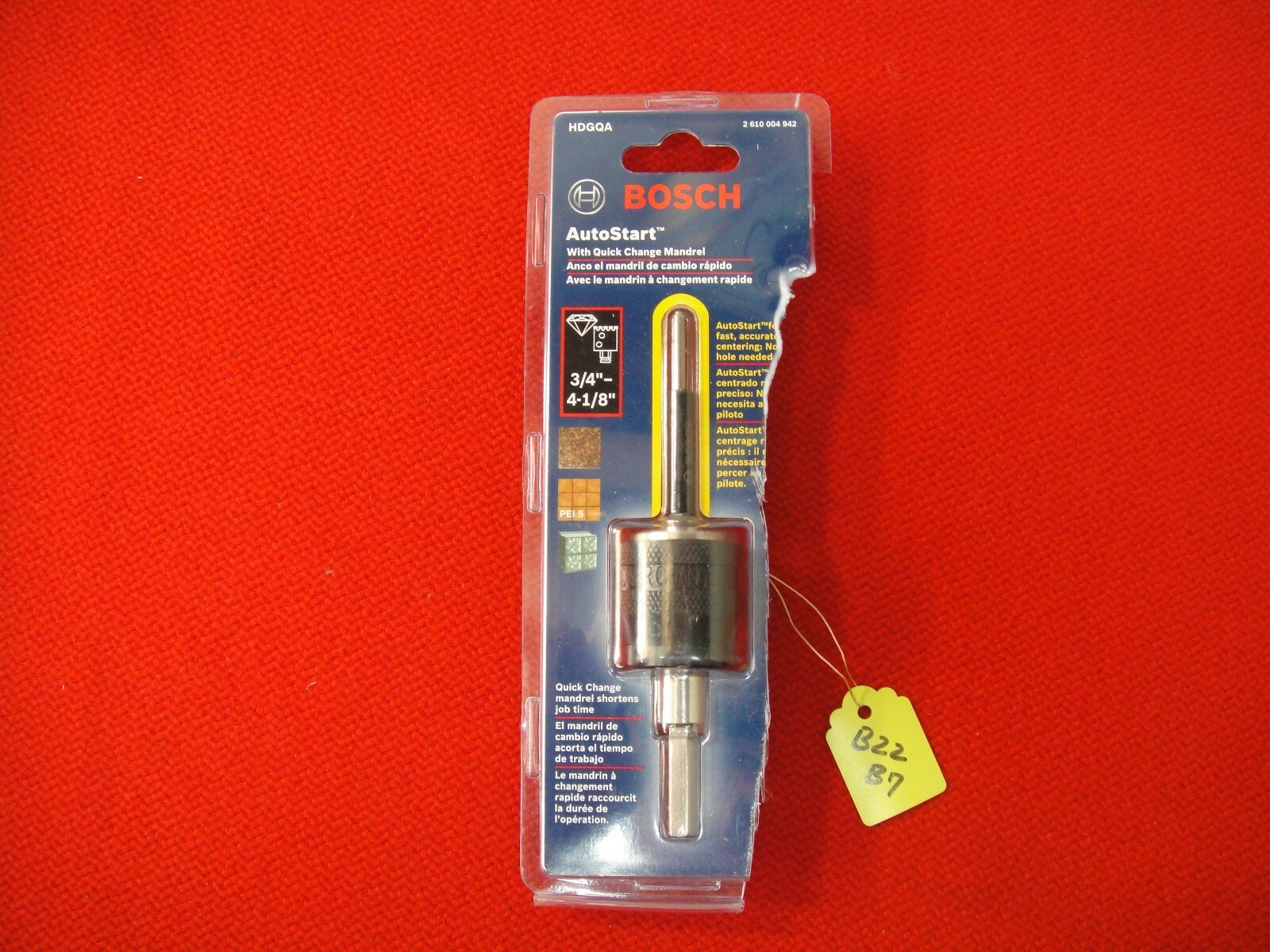 Bosch HDGQA AutoStart with Quick Change Mandrel 3/4" 41/8" eBay