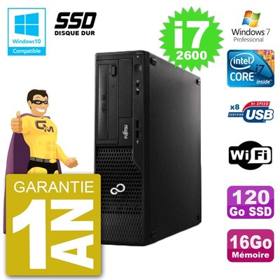 PC Gamer Fujitsu – Intel Xeon 3,9Ghz, 16Go RAM, GTX1660Ti 6Go, SSD 500Go + HDD 4To