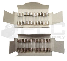 LOT OF 2 PACKS OF 10 NEW WICKMANN 19195 MINIATURE FUSES 250VAC 5x20MM (20 TOTAL)