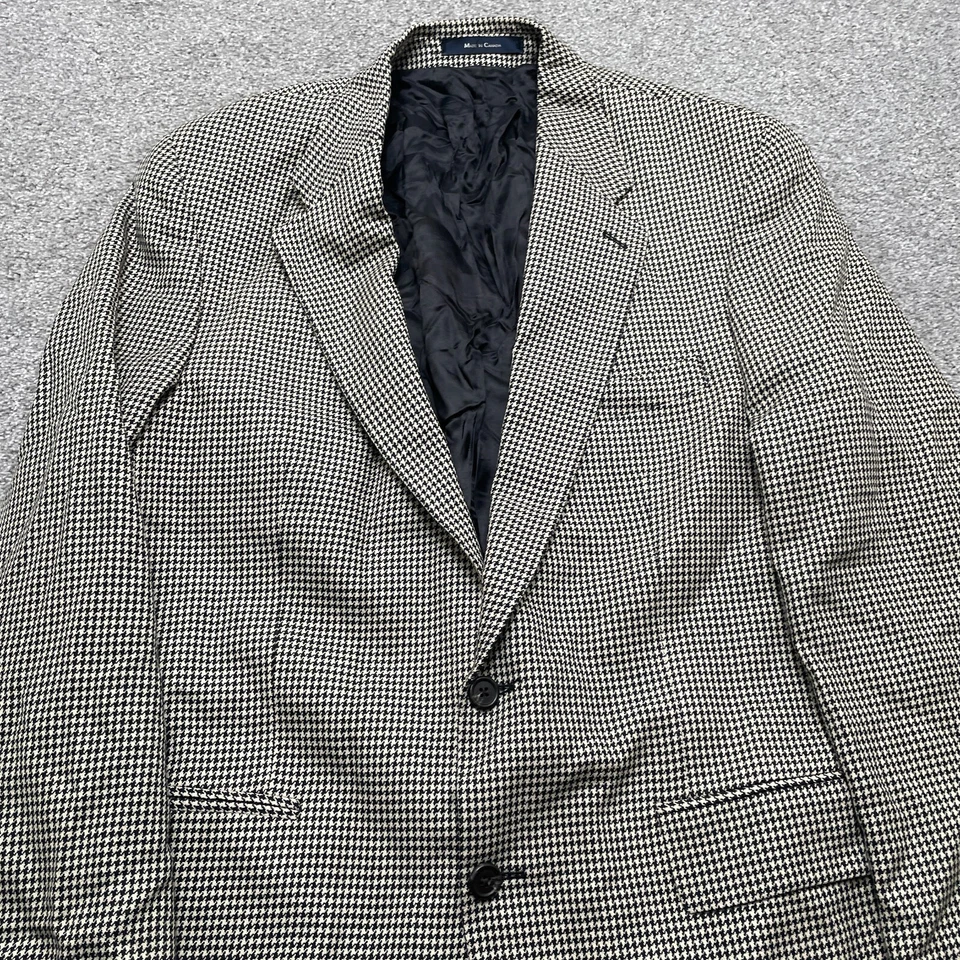 Chaqueta Blazer DE COLECCIÓN Chaps Ralph Lauren 44 T Pata de Gallo Clásica Lana Pura Años 90 Foto 2 de 4