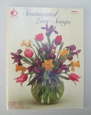 Sentimental Love Songs Book 9 All Organ Read Ease Arrangement 1981