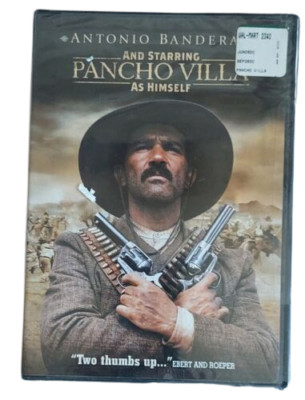 And Starring Pancho Villa As Himself DVD Antonio Banderas 2003 Western NEW