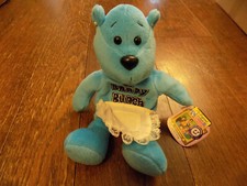 Vtg Brady Bunch ALICE Plush Blue Bear 10  Original TV Song Bears 1999 w Tags FUN