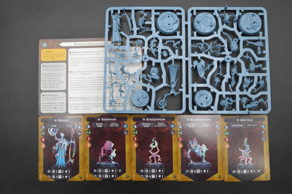 Warhammer AoS Underworlds: Disciples of Tzeentch Ephilim's Pandemonium w/Cards! - Image 3 of 3