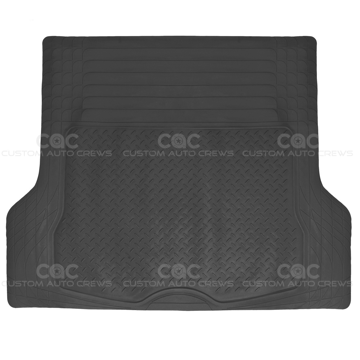 Black Rubber Floor Mats for Car SUV + Cargo Mat 5 Piece Full Set Max