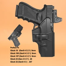 OWB Holster for Glock 19 23 32 9mm .40 S&W 19X 19C 9T 19M Gen5 MOS Right Hand 