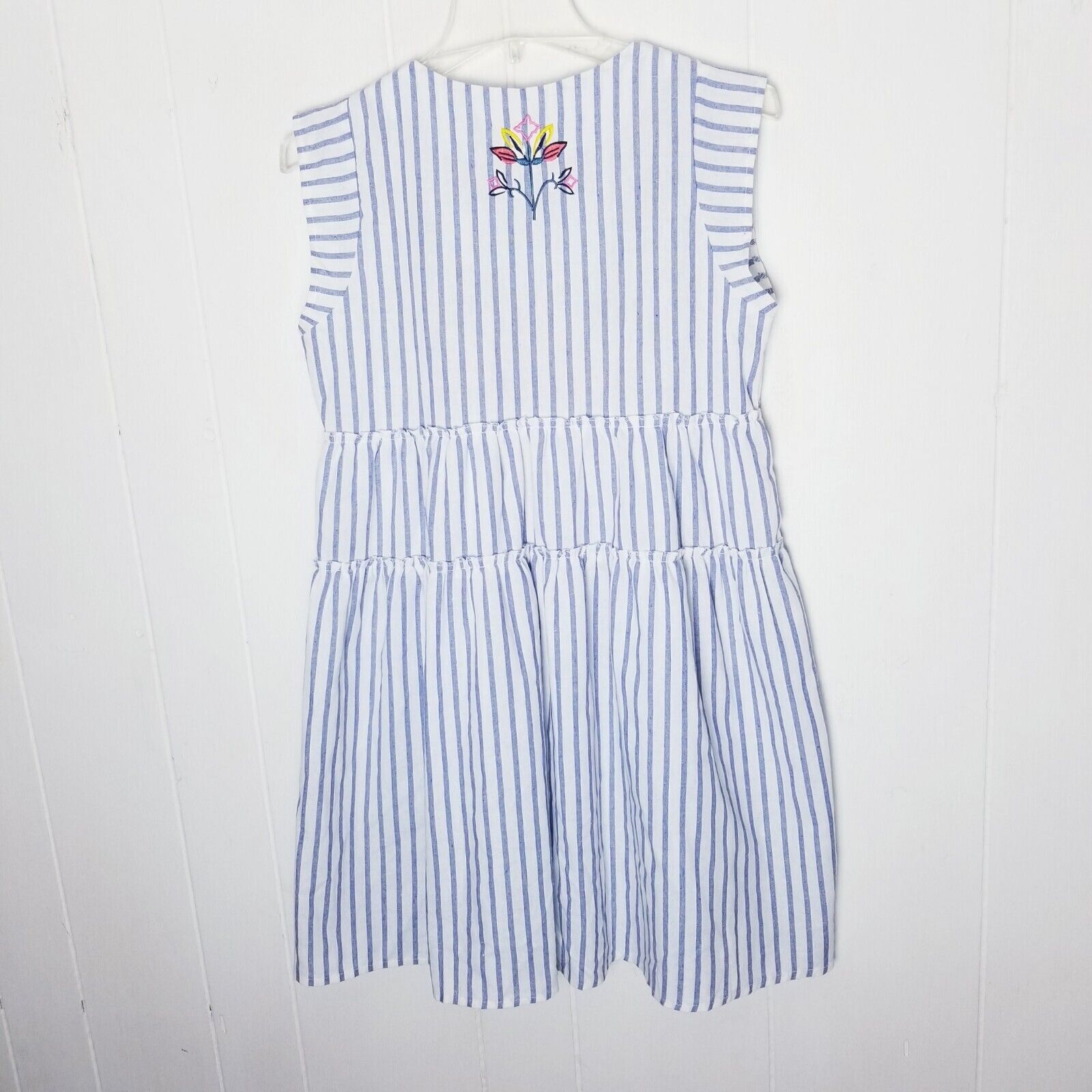 Unbranded Dress Women Size Small Blue White Red S… - image 3