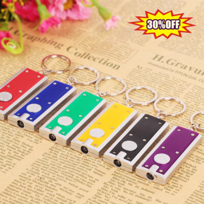 LED Keyring Torch Ultrabright Mini Pocket Keychain Flashlight Key Fob L2025
