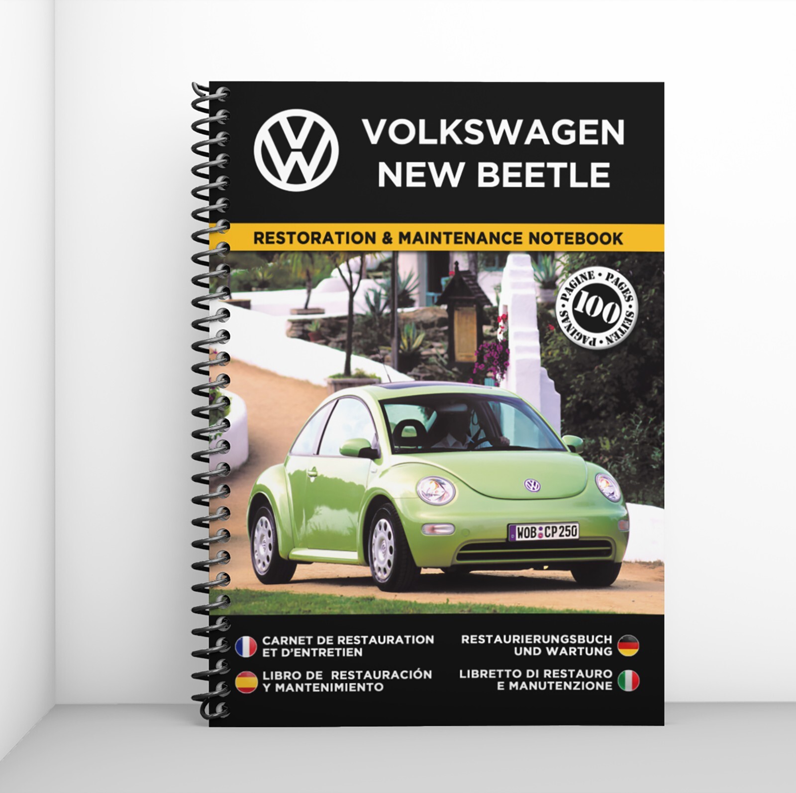 Livre de restauration rigide pour Volkswagen New Beetle édition collector