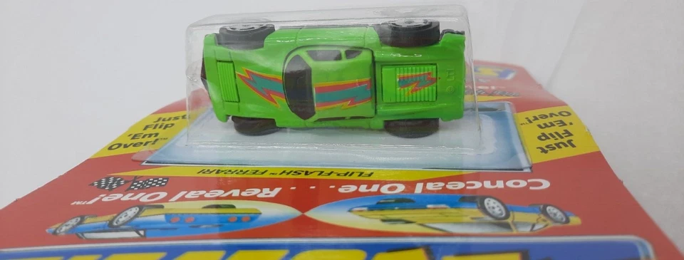 Lionel Revolvers Flip-Flash Ferrari & Quik Change Vette Vintage 1989 NEW - Image 4 of 4