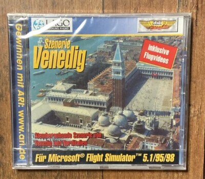 Szenerie Venedig Für Microsoft Flight Simulator 5.1/95/98 - Neu & Verschweißt