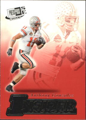2007 Press Pass SE Insider Insight #9 Anthony Gonzalez 