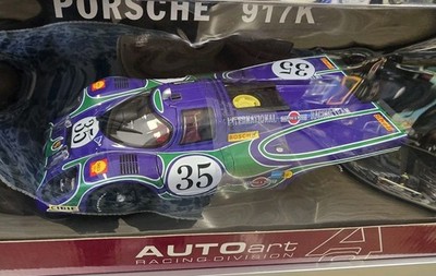 1 18 AUTOart 1970 Porsche 917k Watkins Glen Larrousse / Van Lennep