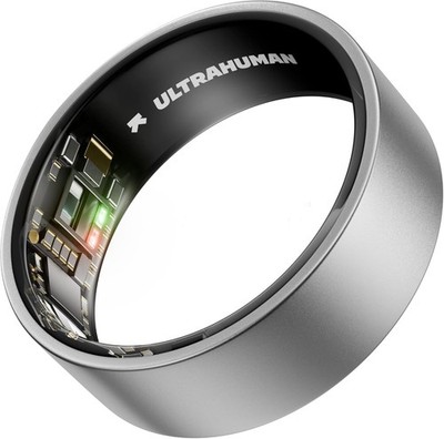 ULTRAHUMAN Ring AIR  Schlaf- und Fitness-Tracker Gr.14 Raw Titanium B-WARE