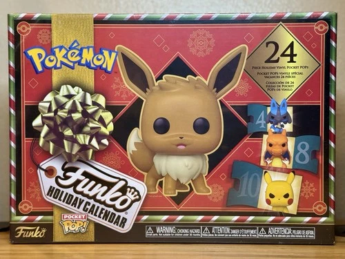 Sealed Funko Pop! Advent Holiday Calendar: Pokémon 24 Pocket Pop! Vinyl Fig 2023