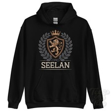 SEELAN FANTASY COAT OF ARMS HOODIE novelty parody family name crest