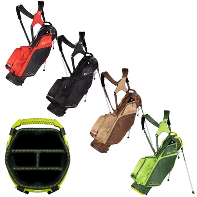 Sun Mountain 2023 Ecolite Stand Golf Bag - 230114 - Black/Ember/Cadet