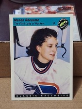 1993-94 MANON RHEAUME CLASSIC DRAFT NHL HOCKEY ROOKIE CARD RC #2 LIGHTNING. rookie card picture