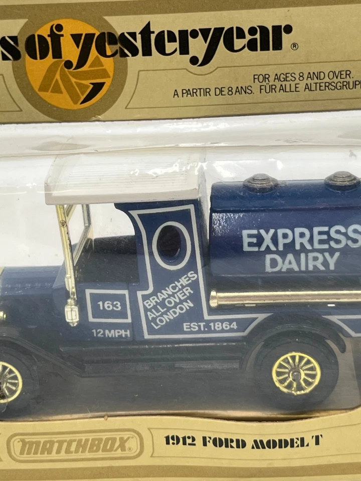 Matchbox Models of Yesteryear Y-3 1912 Ford Model T Express Dairy Tanker Truck - Image 2 of 4