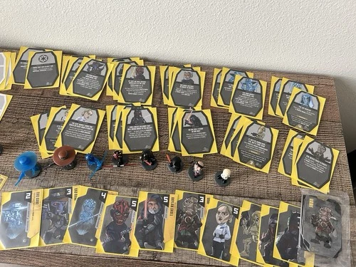 Star Wars Rivals Game Series 2 Light  & Dark Side lot of  14  characters & cards