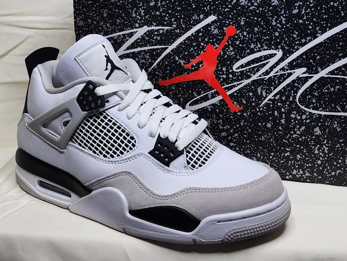 Size 7 - Jordan 4 Retro Mid Military Black for sale online | eBay