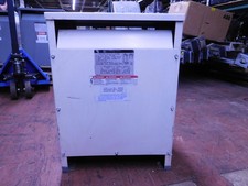 SQUARE D 25KVA TRANSFORMER 25S3H 240/480V 120/240V 1PH CLASS AA TYPE S