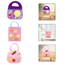 Kids Non Woven Bag Sewing Kit Storage Learn to Sew Handbag Making Supplies