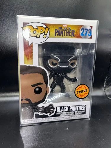 Funko Pop! Marvel: Black Panther #273 (Masked) (Chase) W/ Protector