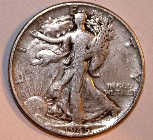 1945-P Walking Liberty Half Dollar - Very Fine - #1665EC