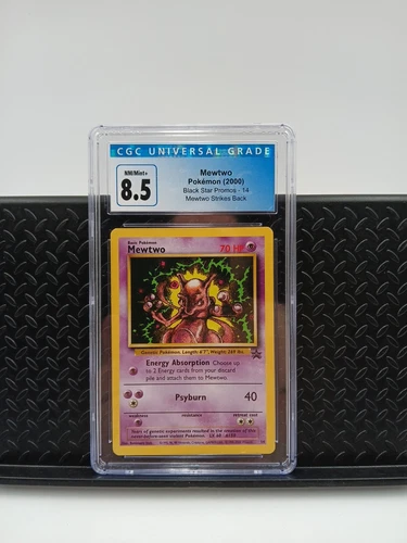 2000 Black Star Promos - WotC #14 Mewtwo CGC 8.5