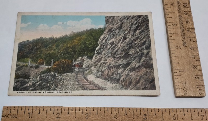 AROUND NEVERSINK MOUNTAIN, READING, PA - POST CARD - listing #7892