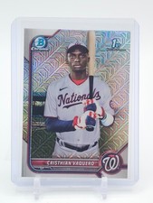 CRISTHIAN VAQUERO 2022 BOWMAN CHROME MEGA MOJO REFRACTOR 1ST #BCP-157 Q3813