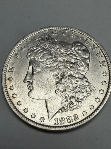 1882 O Morgan Silver Dollar ABOUT UNCIRCULATED  Combine S&H