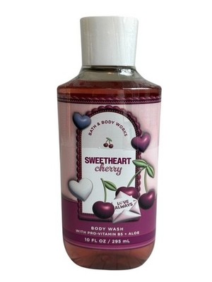 NEW Bath & Body Works Sweetheart Cherry Body Wash Shower Gel With Aloe 10 fl oz