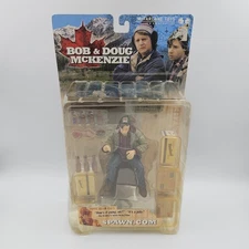 2000 Mcfarlane Spawn.Com Strange Brew Bob & Doug McKenzie Talking 5" Bob Figure