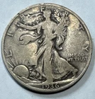 1936-P 90% SILVER WALKING LIBERTY HALF DOLLAR