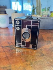 1930s Black Kodak Beau Brownie No. 2 Art Deco styling by Walter Dorwin Teague