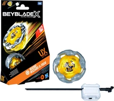 Beyblade X Wand Wizard 5-70DB UX Starter Pack Set with Stamina Type Top and Laun