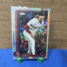 2025 Topps Chrome Update Dustin May #USC80 Boston Red Sox Baseball Card