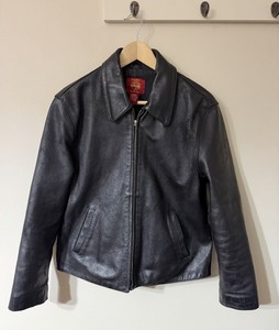 ジャケット・アウター dead stock GAP BLUE JEANS leather jacket Gap Blue Jeans Leather Jacket | eBay