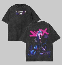 Jinx Arcane Show League Of Legends Game T-shirt Game Heavyweight Cotton