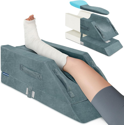 4 höhenverstellbare Beinhöhungskissen für nach Operationen mit ergonomischer Kurve