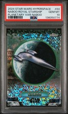 PSA 10 Topps Star Wars Hyperspace Naboo Royal Starship Planetary /99 Padme