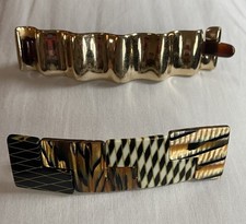 2 Vintage Barrettes Made In France Lovely