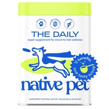 Native Pet The Daily Dog 11-in-1 Multivitamin Powder - Joint Gut  Immune Senior