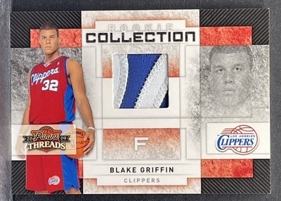 2009-10 Panini Threads Rookie Collection Materials Prime Blake Griffin PATCH /25