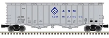ATLAS O ADM MILLING AIRSLIDE COVERED HOPPER 3001083 #53016